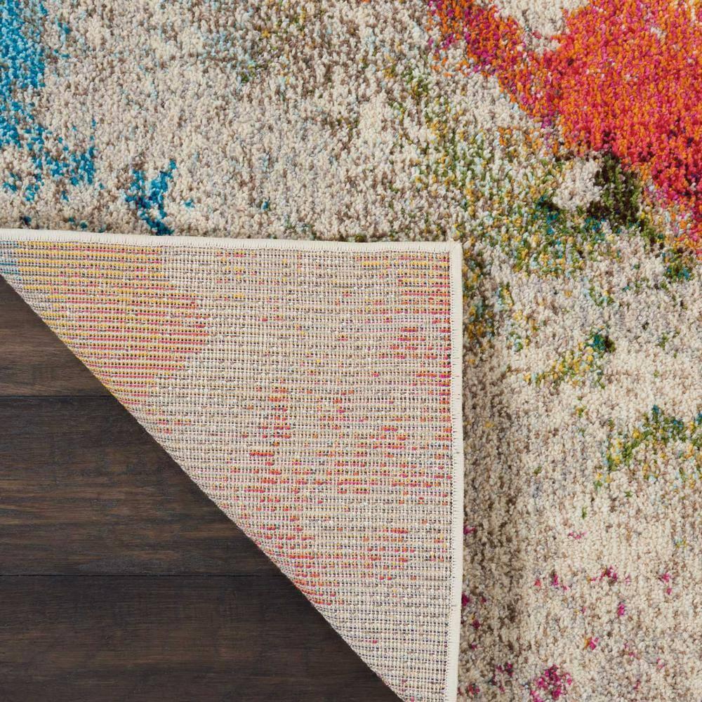 Nourison Celestial 9'X12' (9' x 12') Ivory/Multicolor Indoor Area Rug Colorful Contemporary Abstract by Nourison