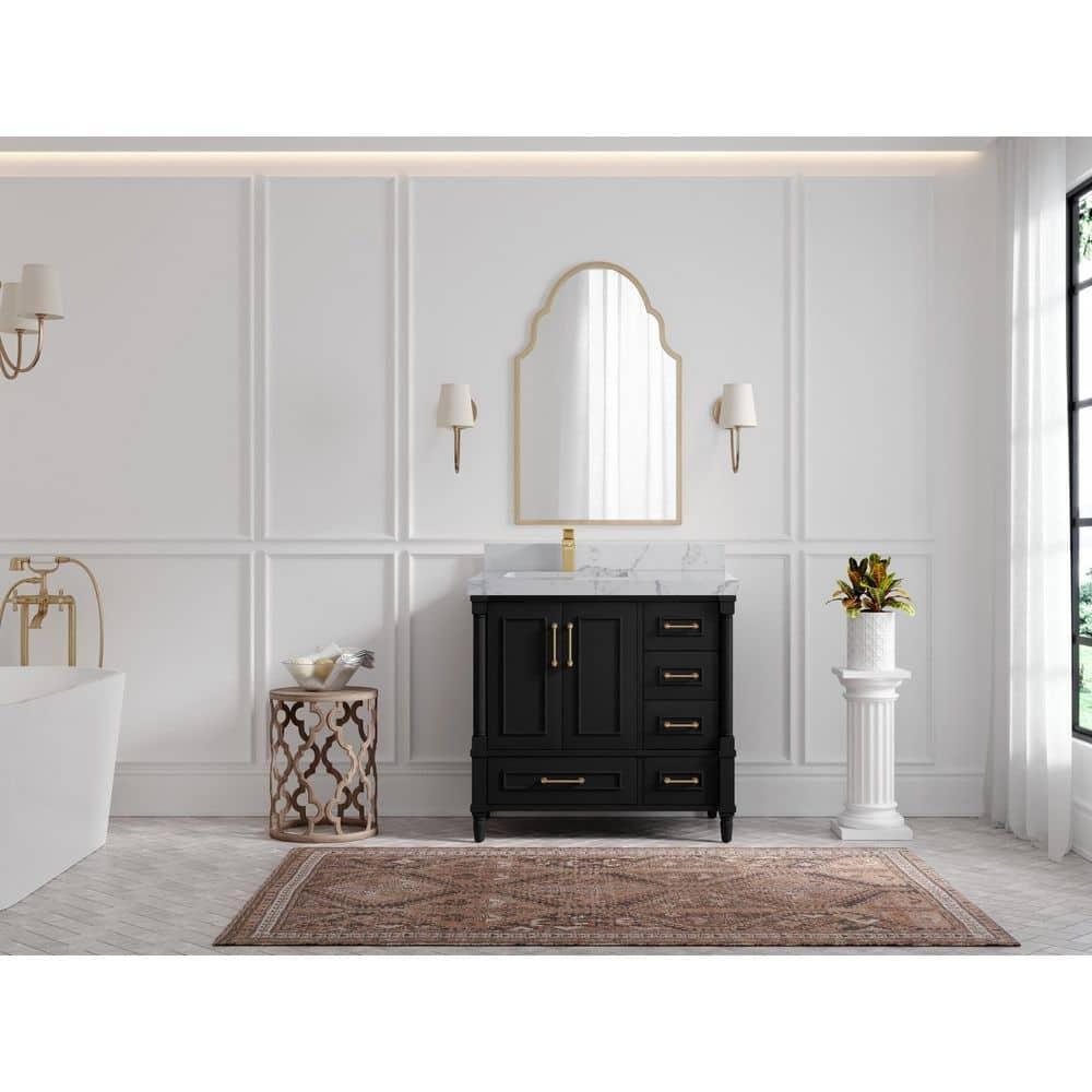 Willow Collections 36'' Single Bathroom Vanity with Quartz Top