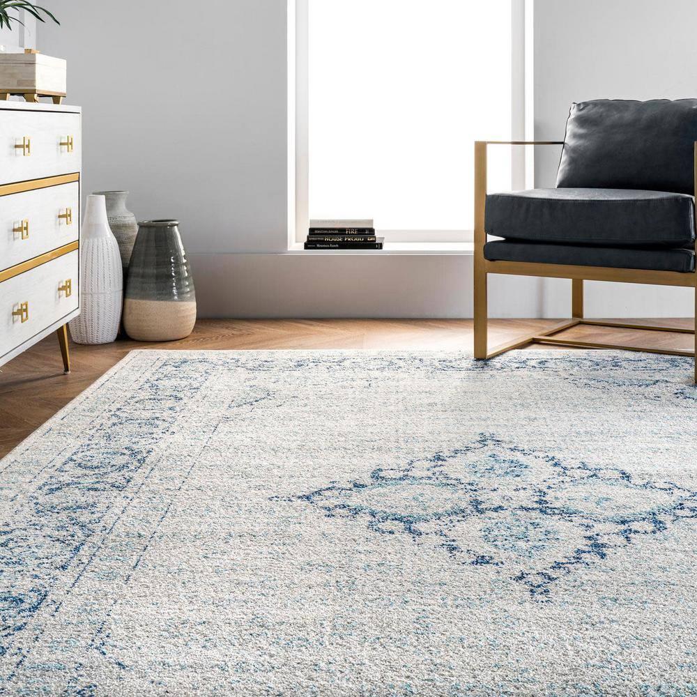 Nuloom Vintage Paula Vintage Indoor Area Rug - Blue 5x7