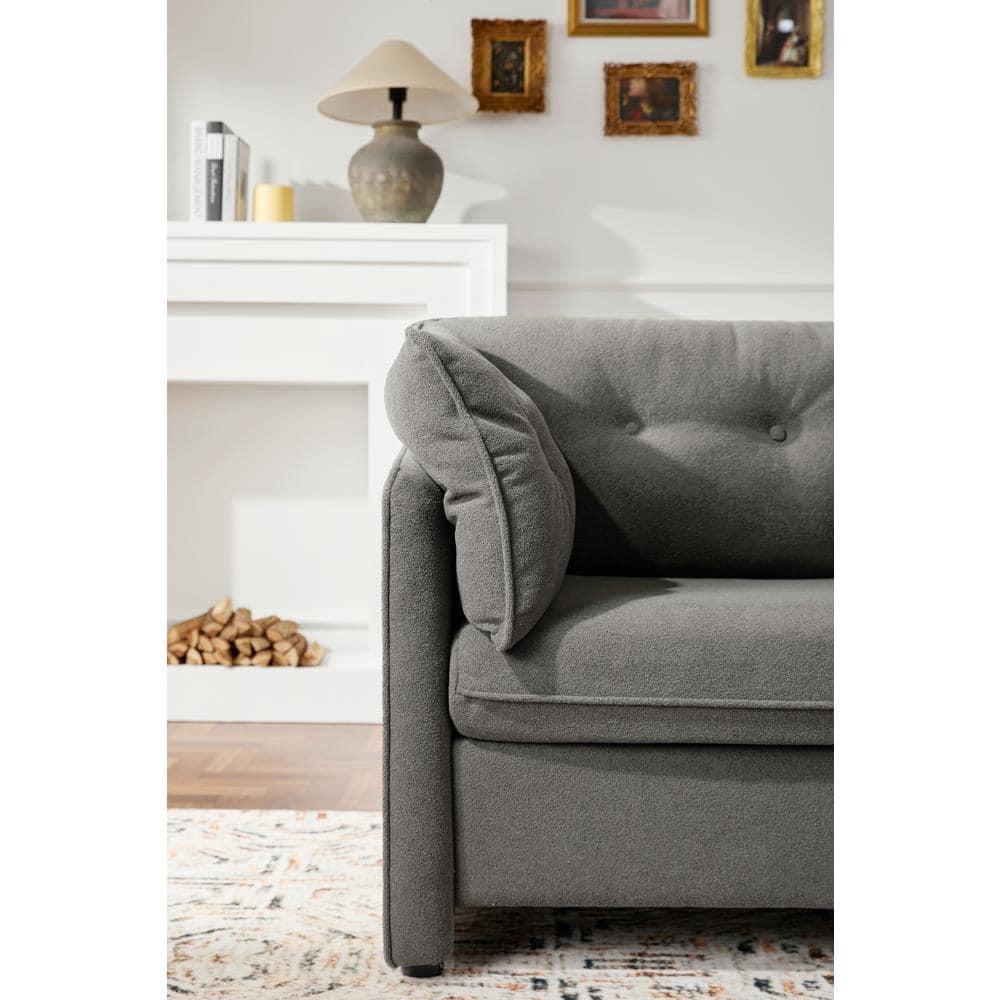 CHORLENIMI Modern Chenille Oversized Armchair | Wayfair