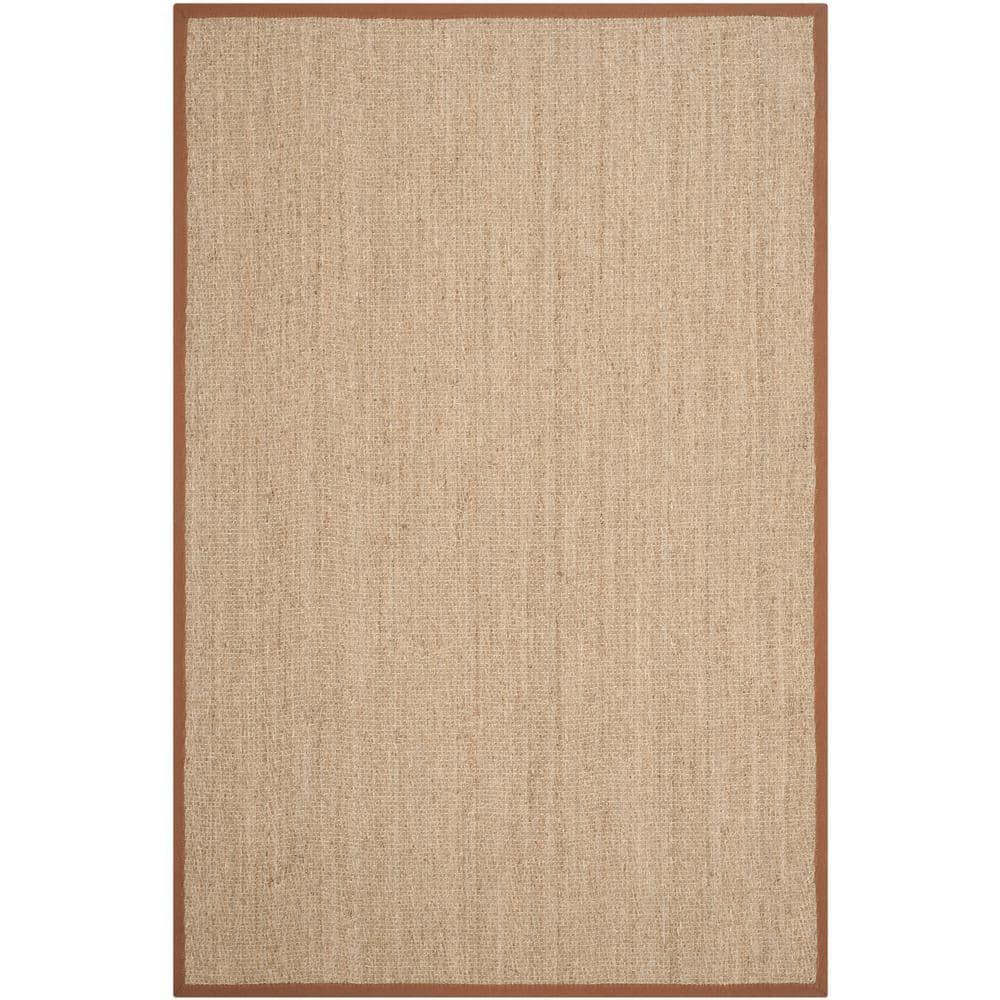 Natural Fiber NF115 Power Loomed Indoor Area Rug - Natural/Brown - 5'x8' - Safavieh