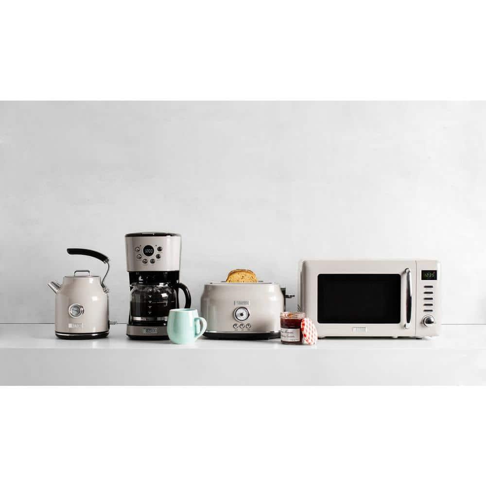 HADEN Putty Beige Programmable Drip Coffee Maker