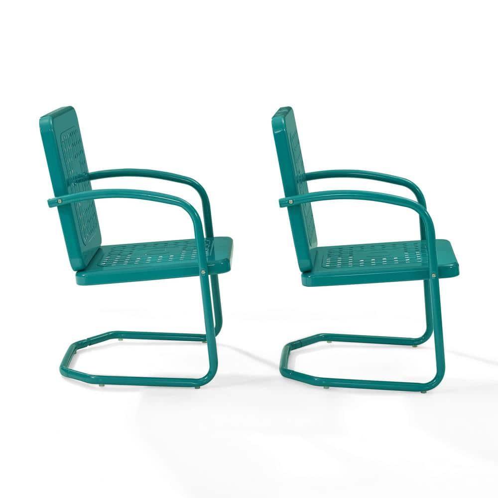 Kutcher Powder Coated Steel Outdoor Lounge Chair