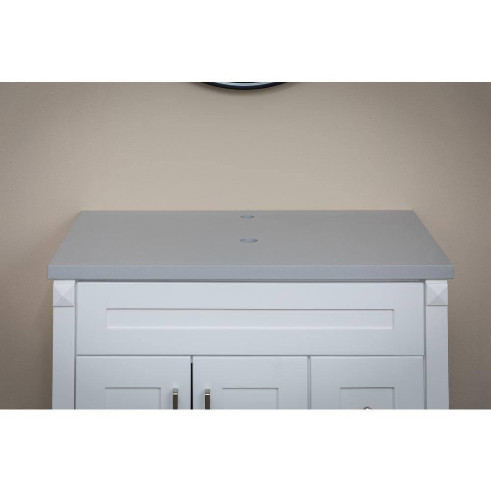 Eden Terrazzo 31'' Stone Single Bathroom Vanity Top