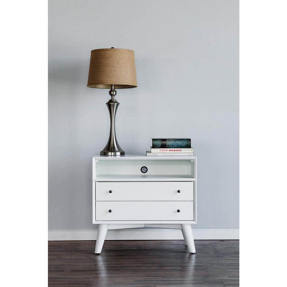Williams 2-Drawer Nightstand with Shelf