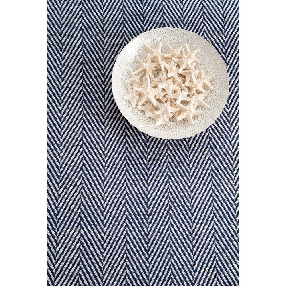 Nuloom Hand Loomed Kimberley Area Rug Navy 6' x 9'