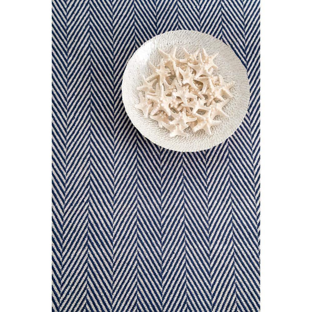 8'x10' Hand Loomed Kimberley Area Rug Navy - nuLOOM