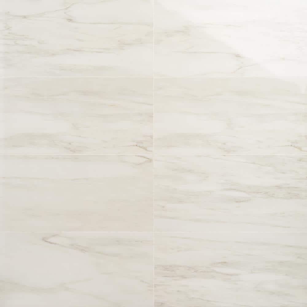 Bond Tile 12" x 24" Polished Marble Look Porcelain Floor and Wall Tile