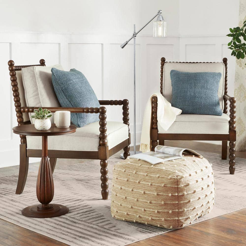 4'x6' Briggs Contemporary Striped Area Rug Light Gray - nuLOOM: Geometric Pattern, Low Pile, Indoor Use, Rectangle