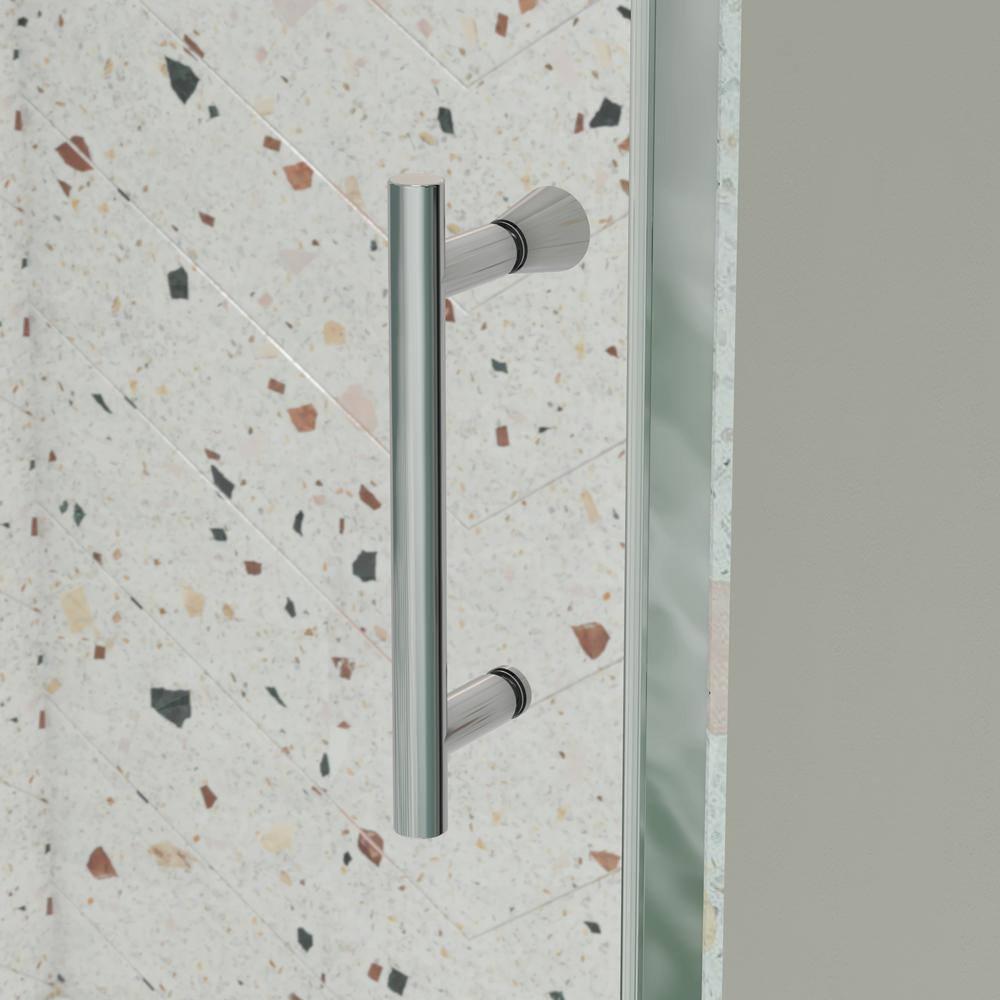 RAY'S RUGS & FLOORING LLC 12RRFR142461LTS 38-42" W x 71" H Pivot Frame Sliding Shower Door with 6mm Tempered Glass