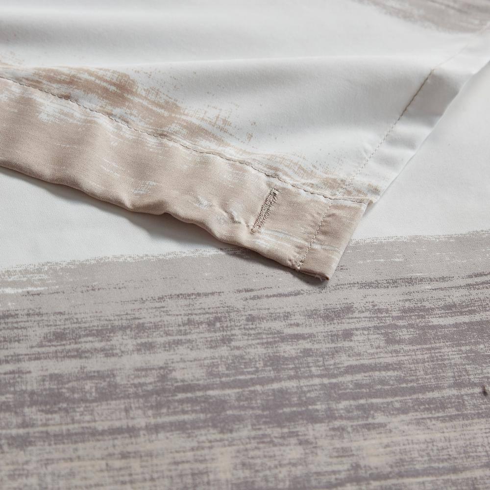 Madison Park Essentials Saben Stripe Print Shower Curtain