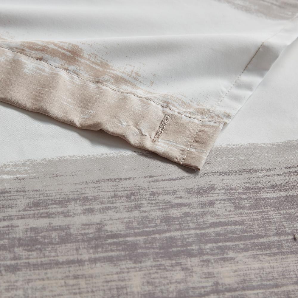 Madison Park Essentials Saben Stripe Print Shower Curtain