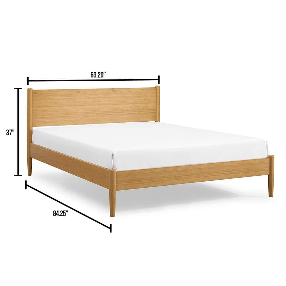 Eco Ridge by Bamax Ria Queen Platform Bed, Caramelized