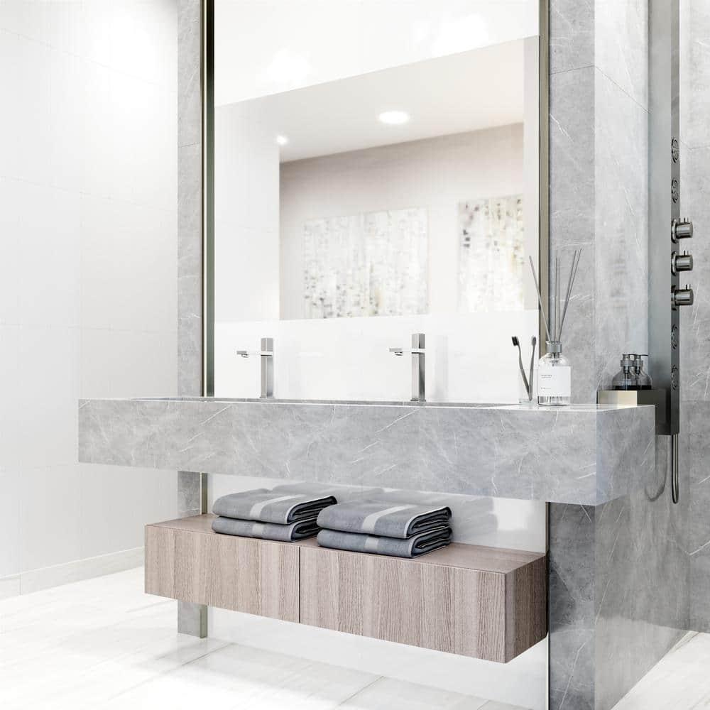 Nova 8" H Single Handle Single Hole Bathroom Faucet