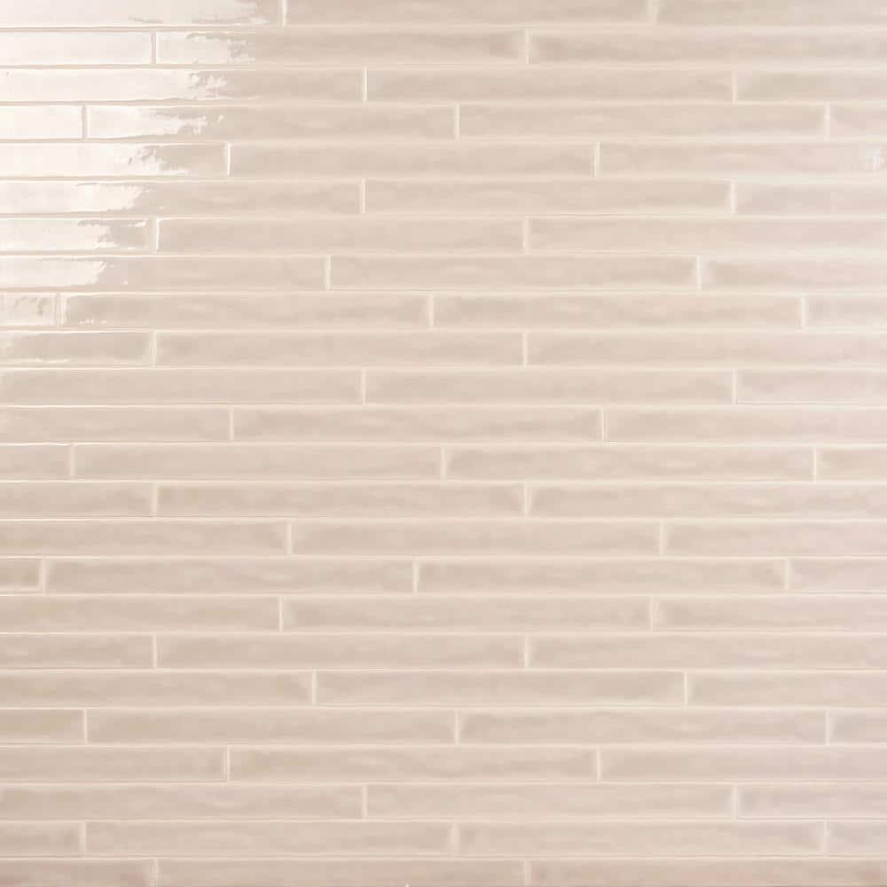 Capetown 2" x 20" Crackled Ceramic Subway Wall Tile (20 pieces/ 5.38 sq. ft./ Case)