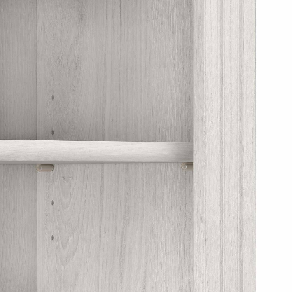 Saratoga Tall 5 Shelf Bookcase in Linen White Oak - Engineered Wood