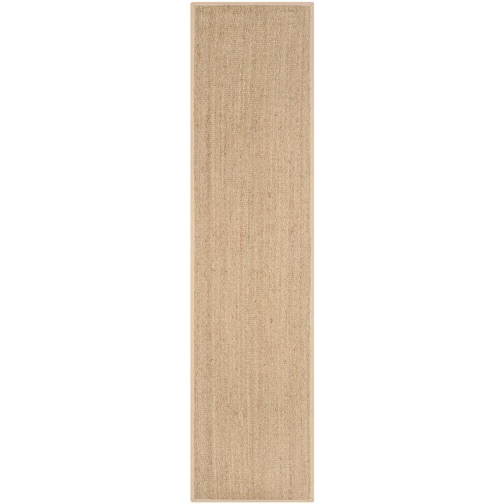 Natural Fiber NF115 Power Loomed Indoor Runner Rug - Natural/Beige - 2'6"x22' - Safavieh.