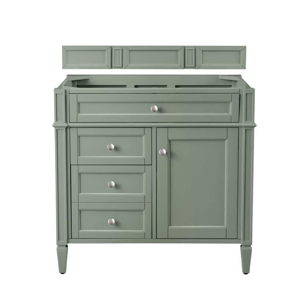 James Martin Vanities 36" Single Vanity Cabinet, Smokey Celadon