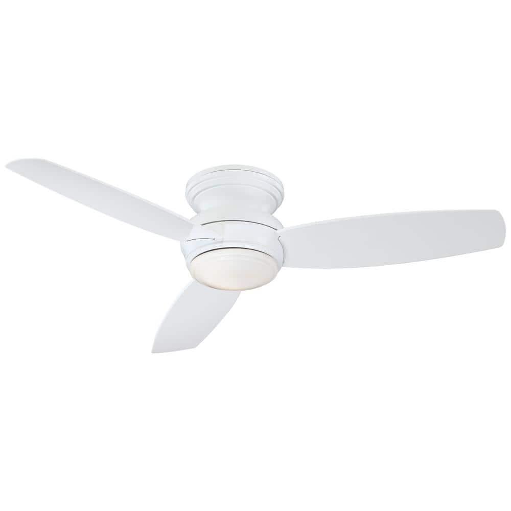 Minka Aire 52" Concept 3 - Blade Outdoor LED Propeller Ceiling Fan with Wall Control and Light Kit Included