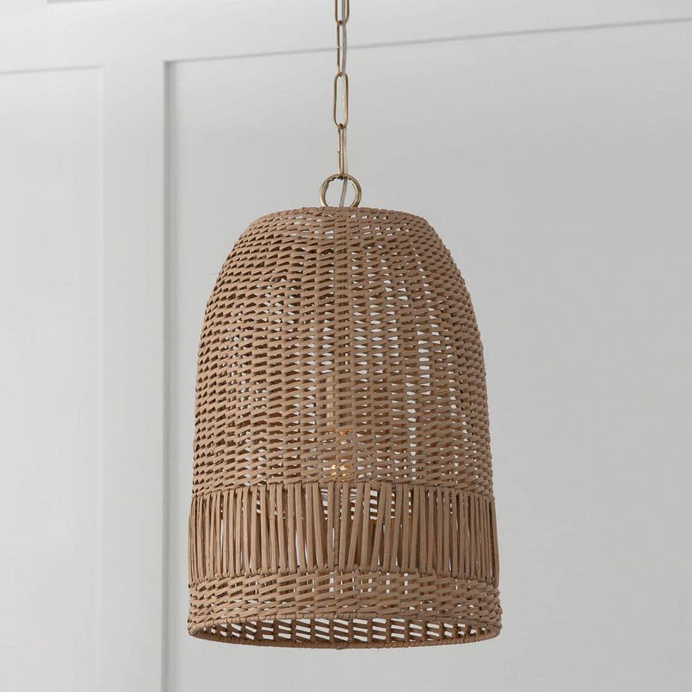 Capital Lighting Naomi 1 - Light Pendant in  Matte Brass