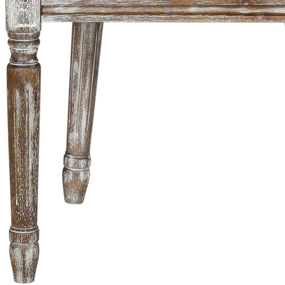 Holloway 19''H French Brasserie Oval Side Chair (Set of 2) - Beige/Rustic Oak - Safavieh