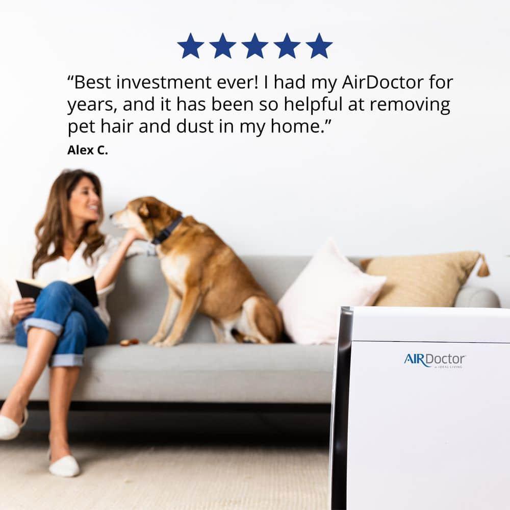 AirDoctor 3500 UltraHEPA Air Purifier, White