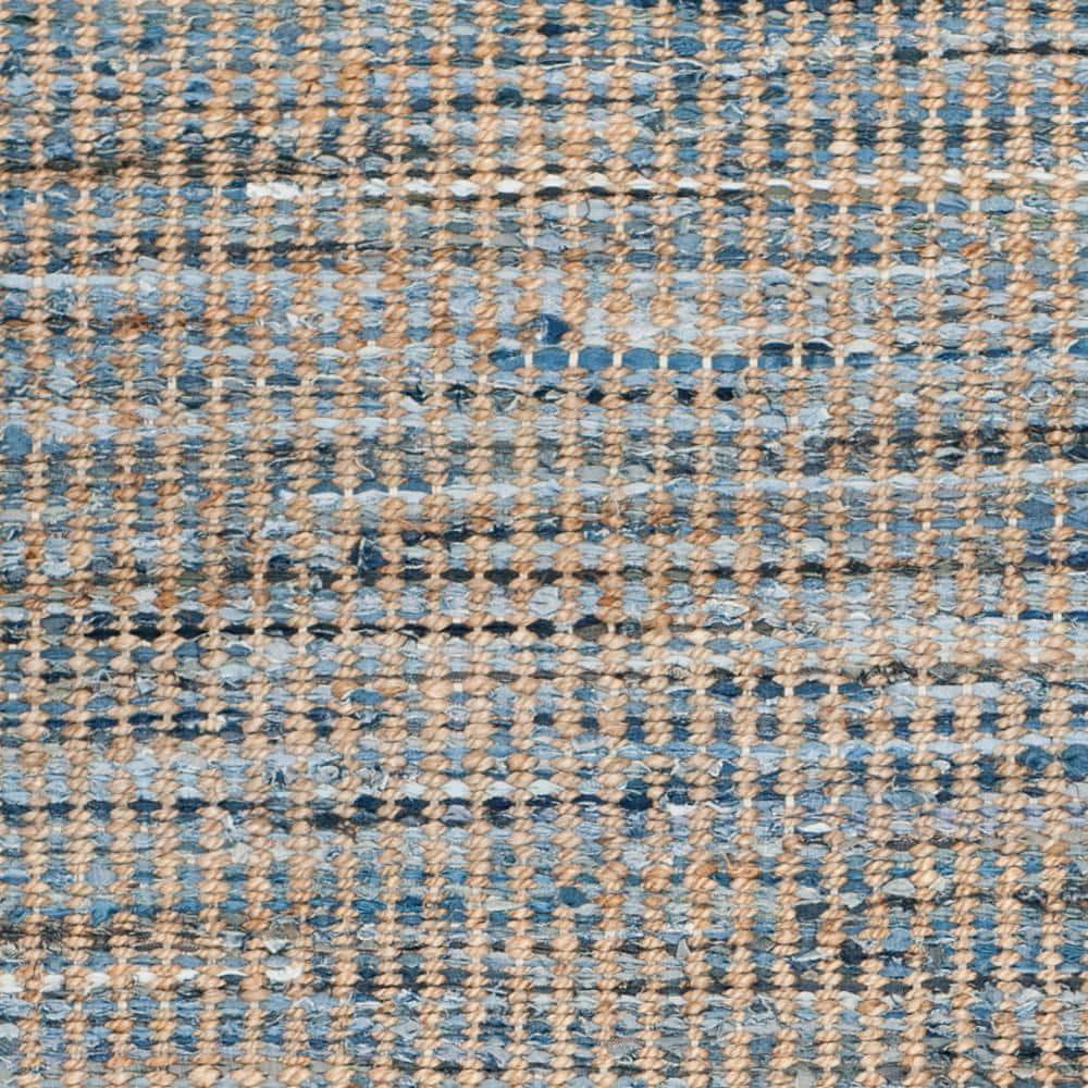 Cape Cod CAP352 Hand Woven Area Rug - Natural/Blue - 4'x6' - Safavieh.