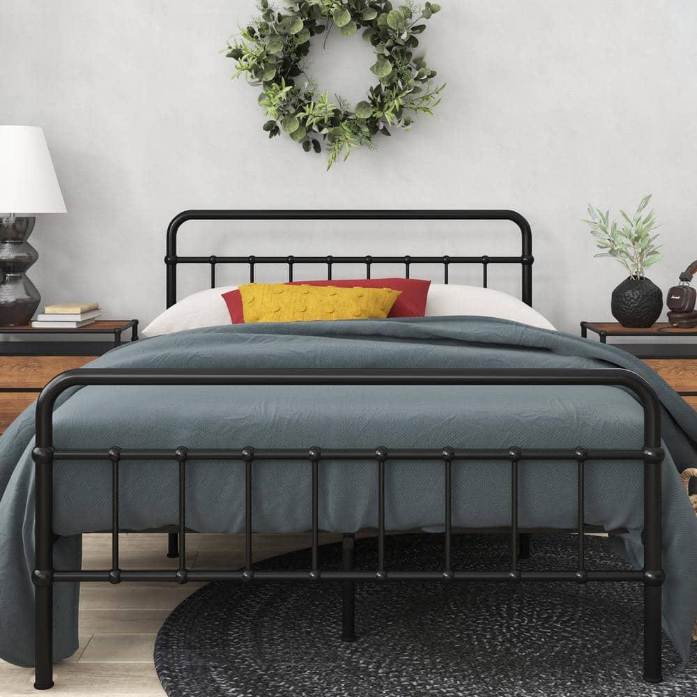 Zinus Florence 42" Modern Farmhouse Metal Platform Bed