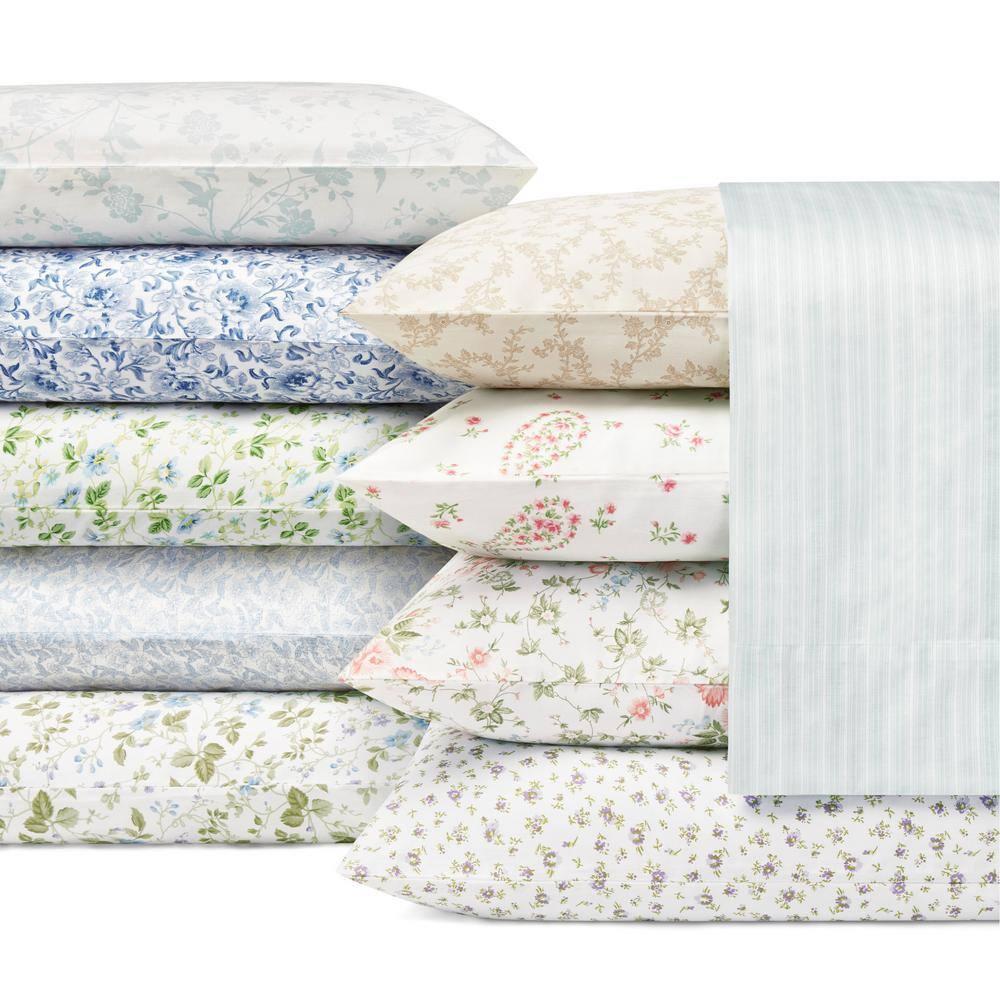 Laura Ashley Laura Ashley Sateen Cotton Printed Sheet Sets