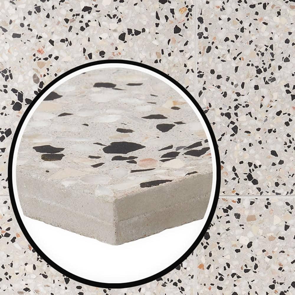 Durham 16.14 in. x 16.14 in. Polished Terrazzo Floor and Wall Tile (3.61 Sq. Ft. / Case)