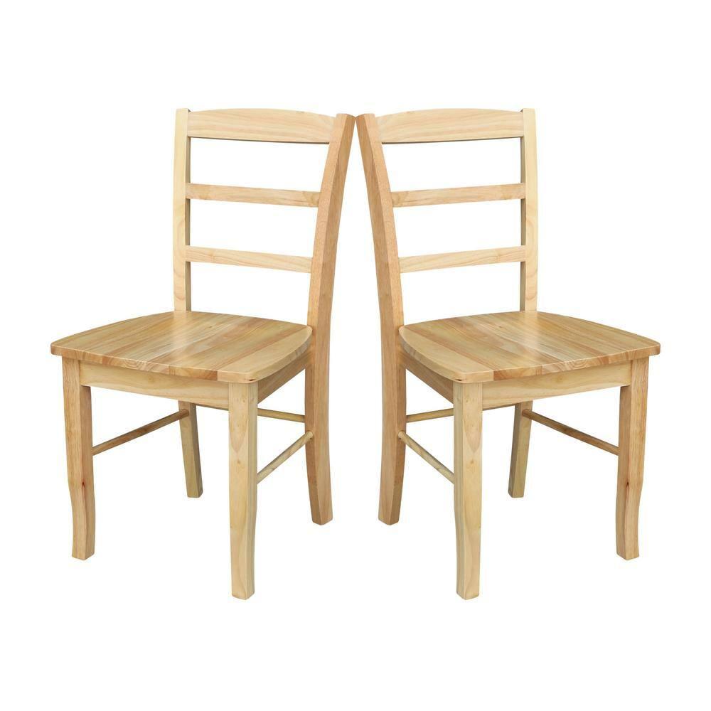 Set of 2 Madrid Ladderback Chairs - International Concepts