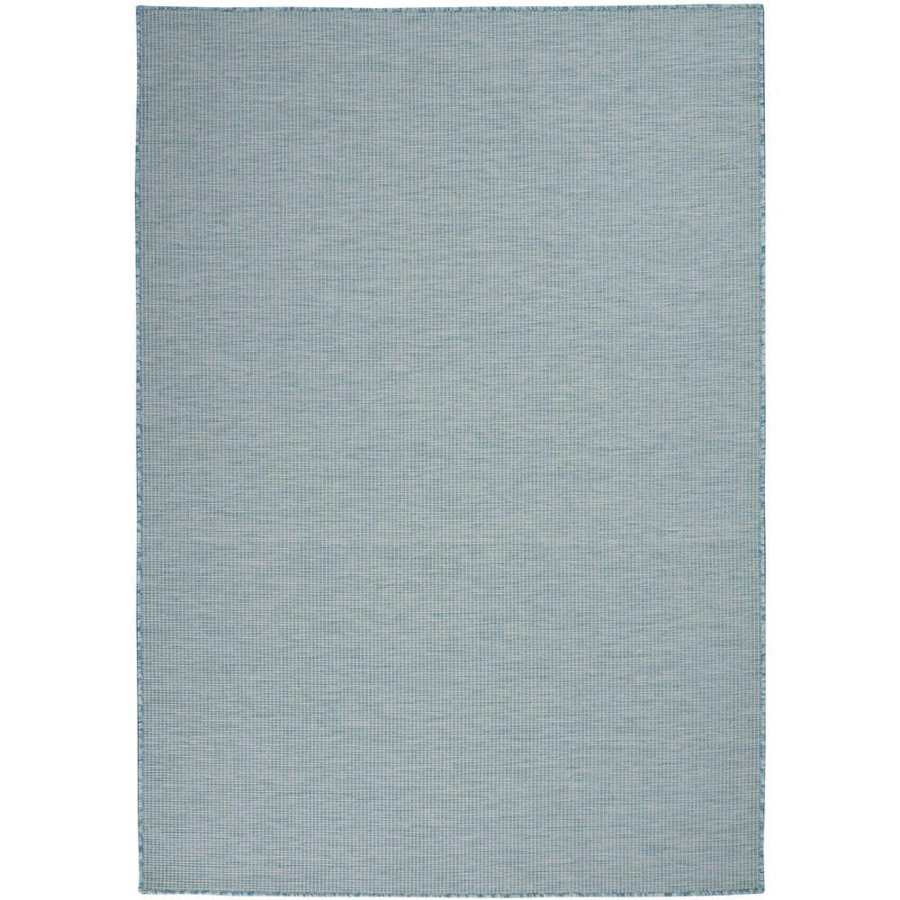Nourison Positano POS01 Indoor/outdoor Area Rug - Aqua 4' x 6'