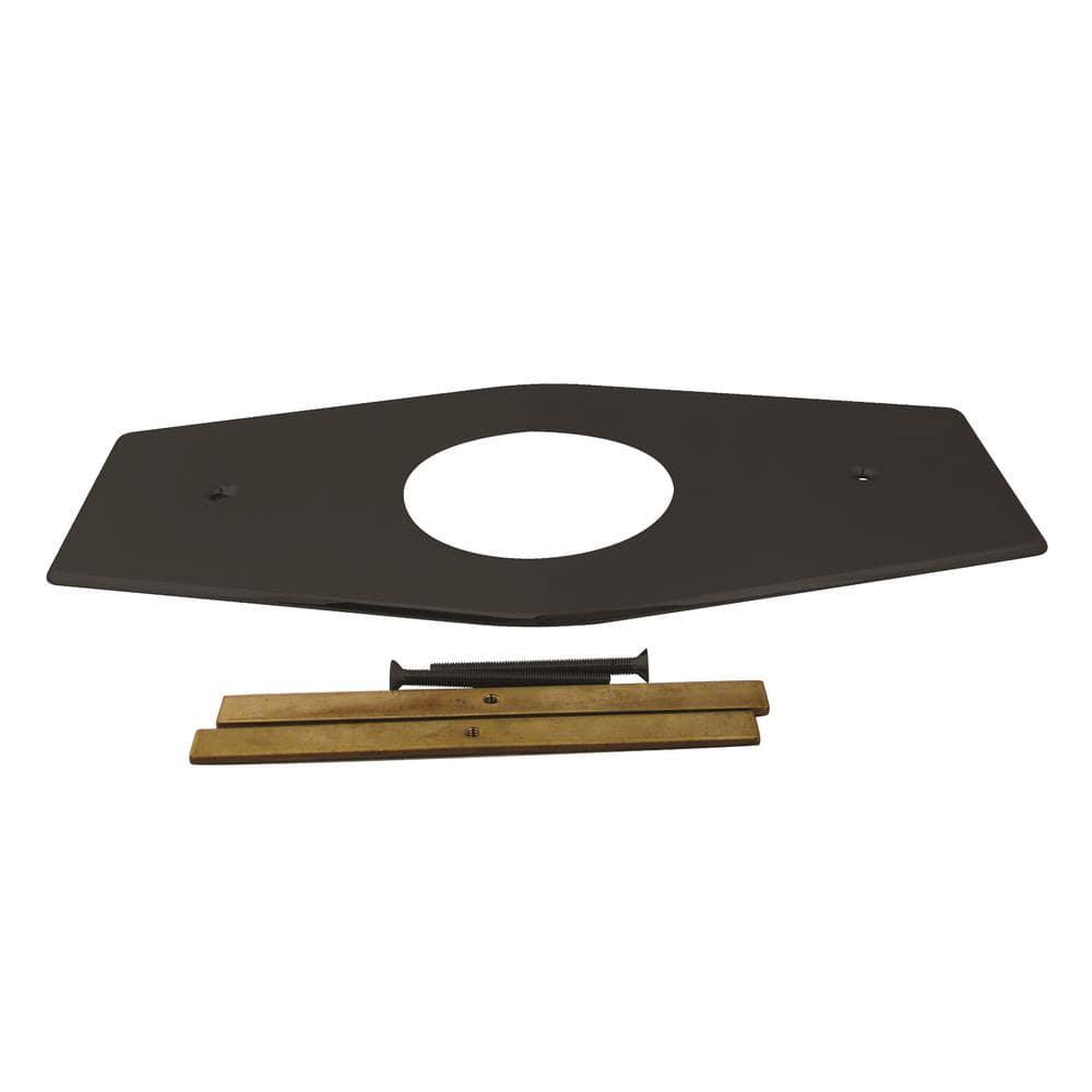 One-Hole Remodel Cover Plate for Mixet Bathtub and Shower Valves