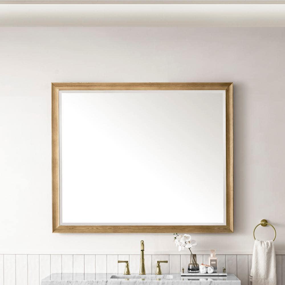 Glenbrooke Solid Wood Flat Wall Mirror