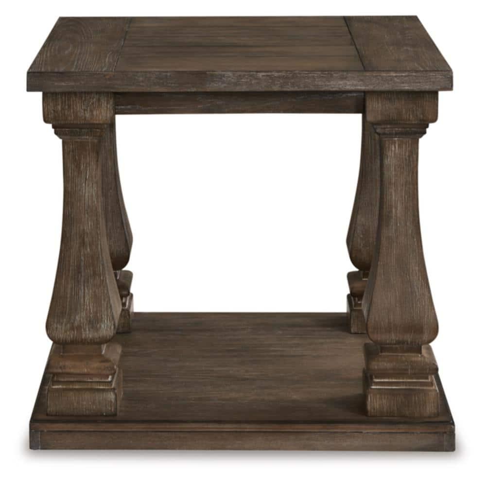 Johnelle Rectangular End Table Gray - Signature Design by Ashley