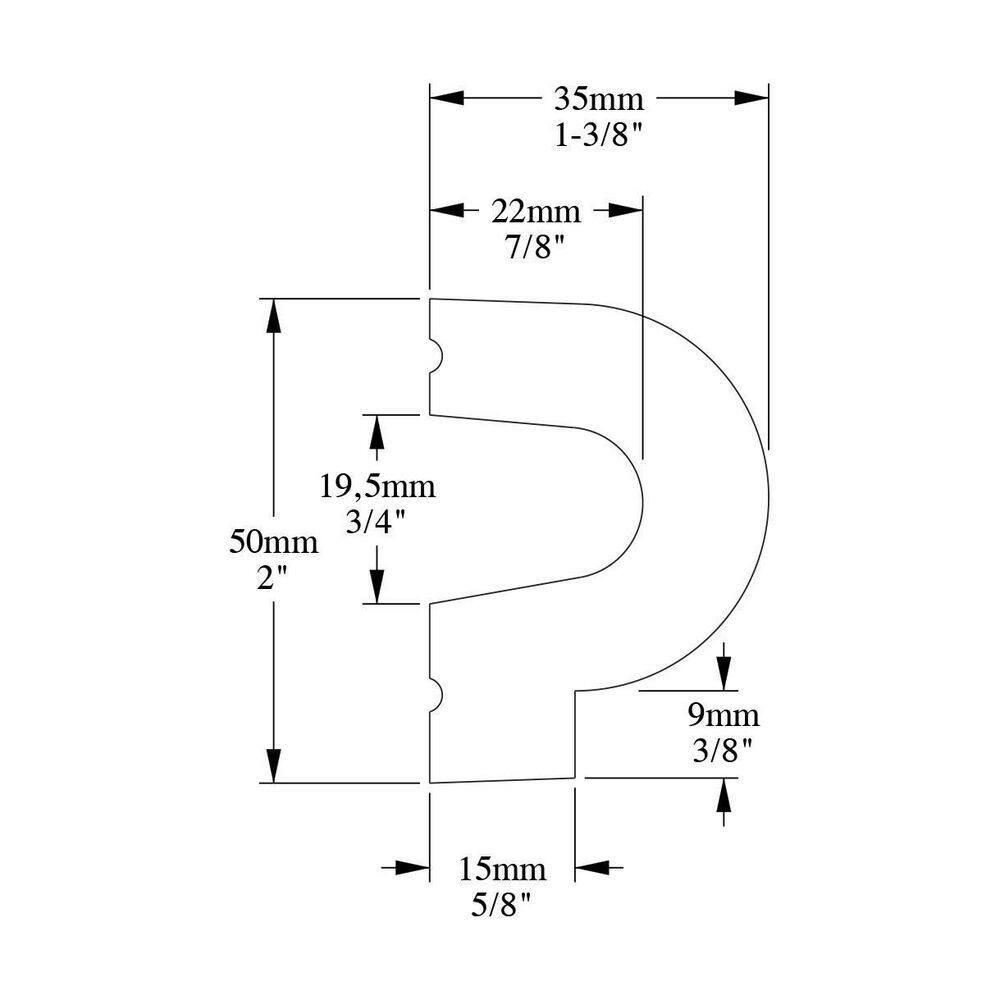 1-3/8 in D x 2 in W x 78-3/4 in L Primed White Plain Polyurethane Panel Moulding (Set of 3)