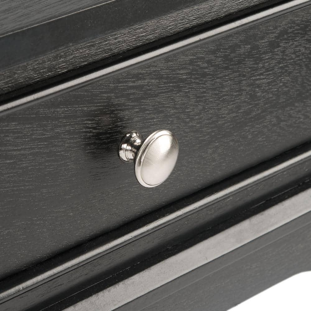 Opal 2 Drawer Console Table - CNS5726B - Black - Safavieh