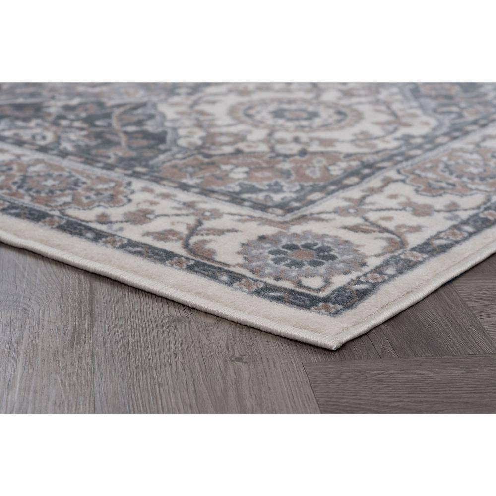 Tayse Madison Area Rug MDN3617 Traditional Cream Half-Brick Repeat 2' x 3' Rectangle