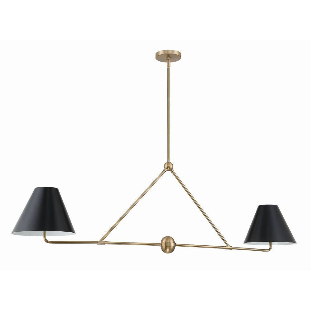 Crystorama Lighting Xavier 4 - Light Chandelier in  Vibrant Gold