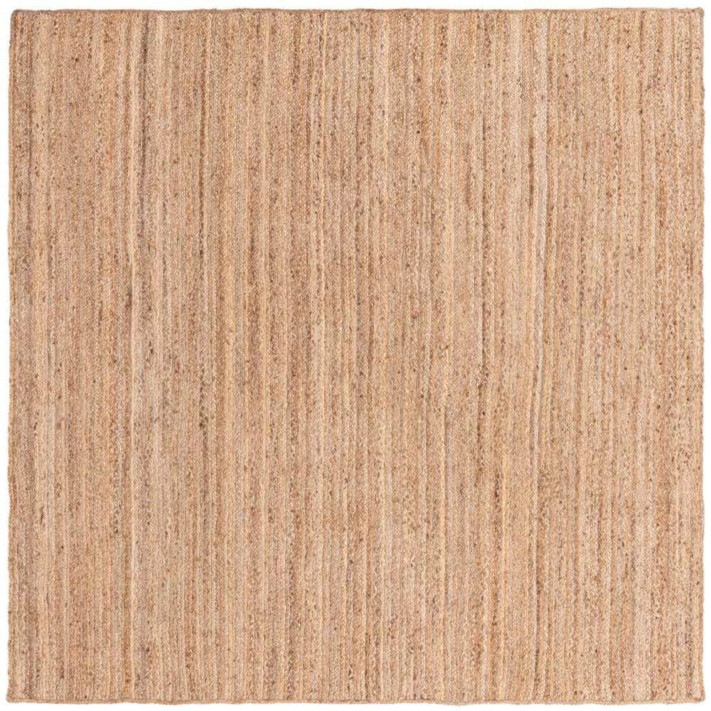 Unique Loom 8' 0 x 8' 0 Dhaka Braided Jute Square Area Rug