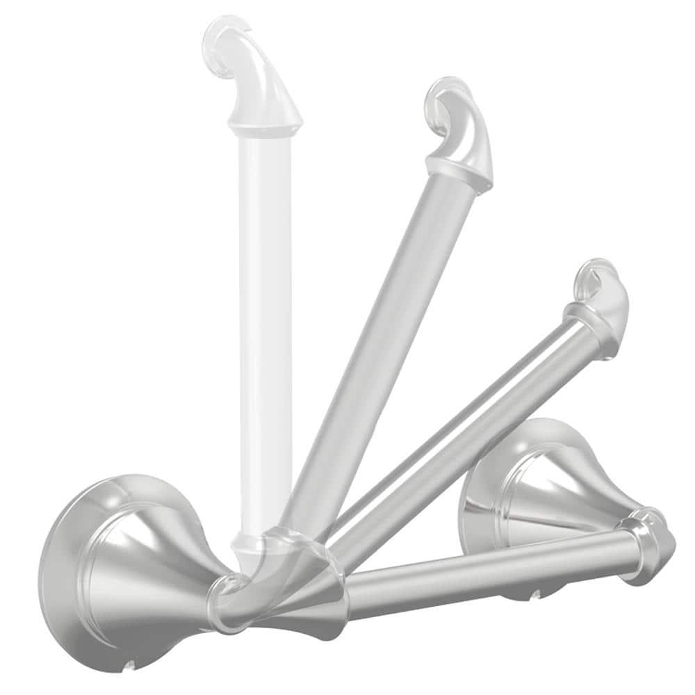 Linden™ Wall Mount Pivot Arm Toilet Paper Holder Bath Hardware Accessory