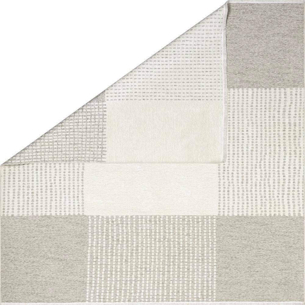 Nuloom Kirby Plaid Pet Friendly Premium Reversible Machine Washable Area Rug, 7' 10" x 10', Cream