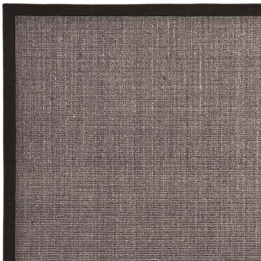Natural Fiber NF441 Power Loomed Indoor Area Rug - Charcoal/Charcoal - 6'x9' - Safavieh.
