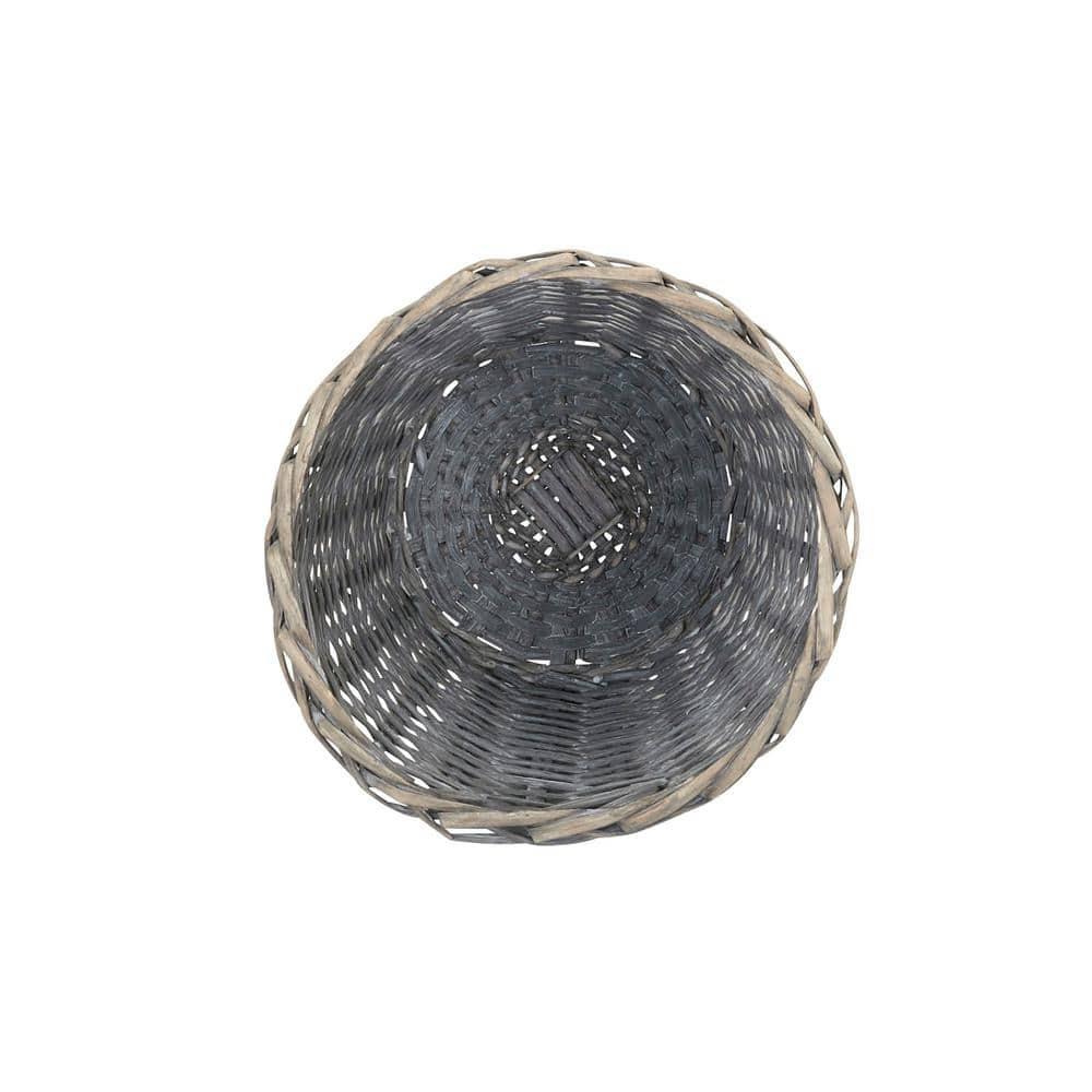 Household Essentials Willow Wicker Open Waste Basket