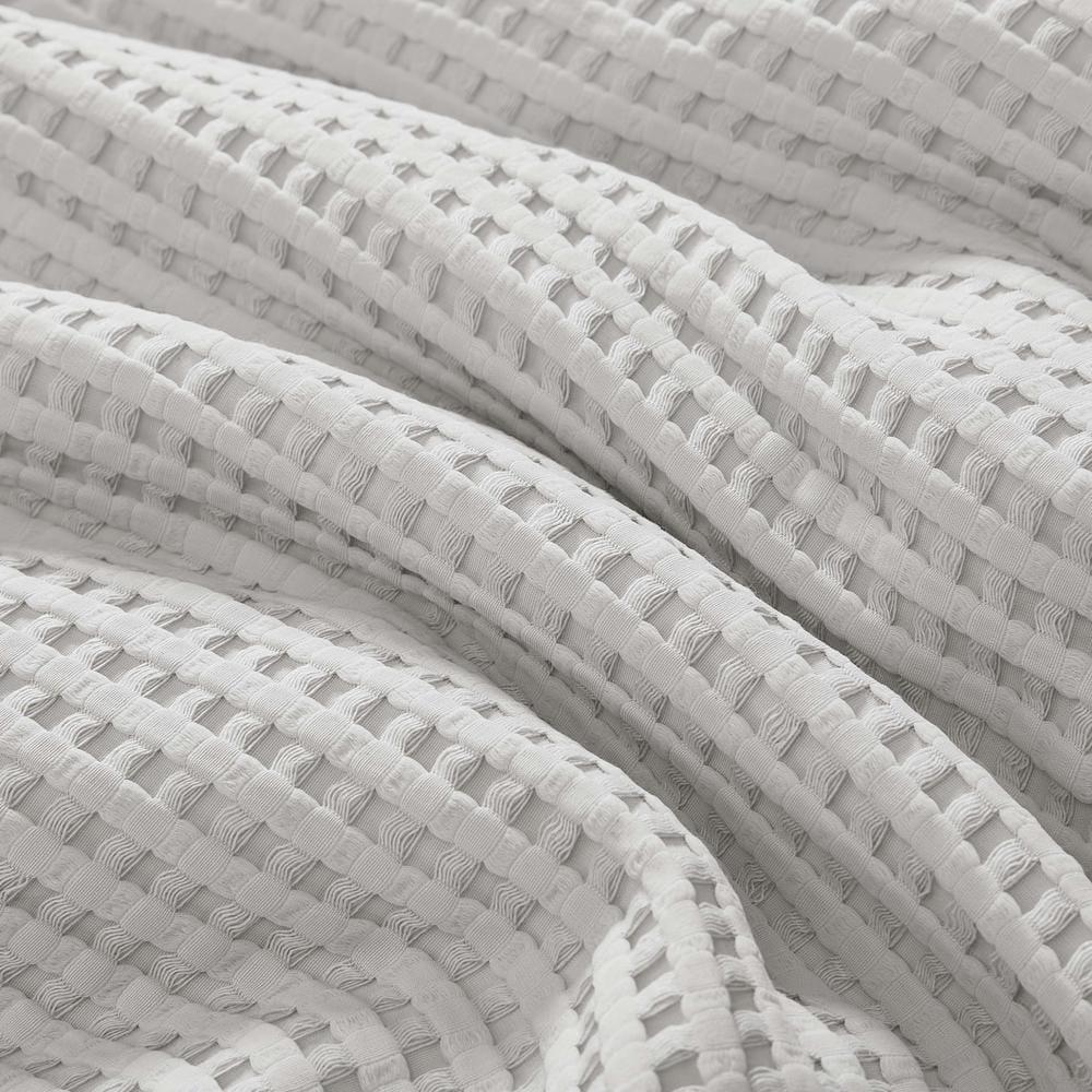 Kenneth Cole Kenneth Cole Solid Waffle Reversible Comforter Set