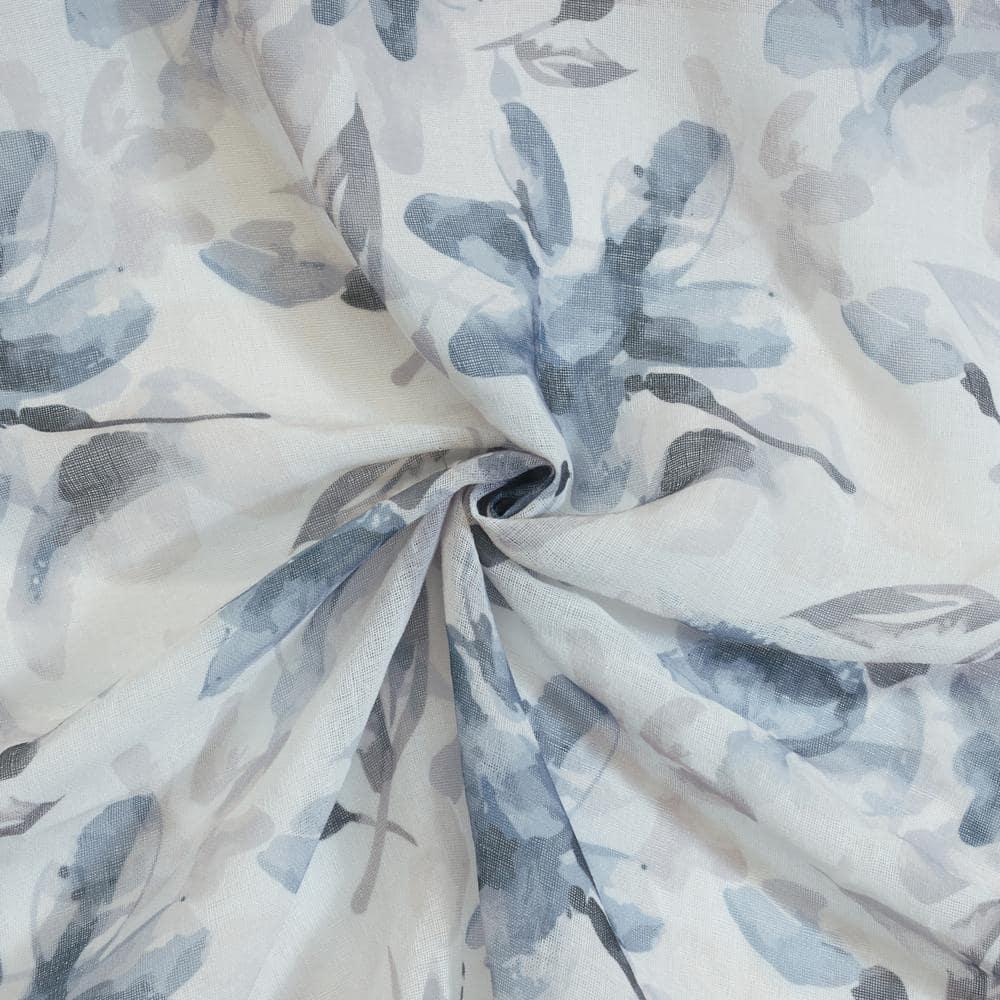 Habitat Florence Sheer Grommet Subtle Watercolor Floral Design Curtain Panel for Livingroom Bedroom 52" x 95" Multicolor