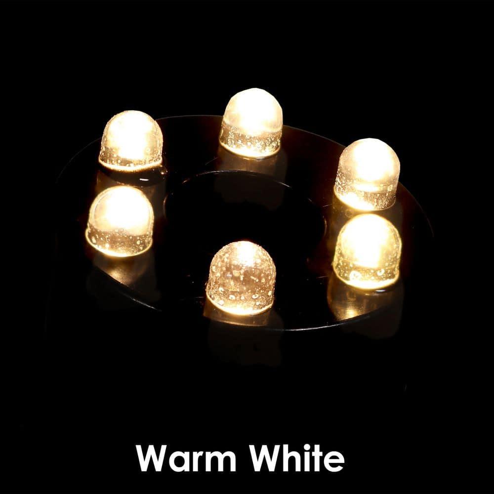 Sunnydaze Indoor/Outdoor Small Fountain or Aquarium Pump with LED Light Ring and Transformer - 40 GPH - 12 Volts