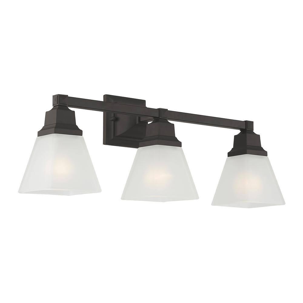 Livex Lighting Mission 3 - Light Vanity in  Bronze