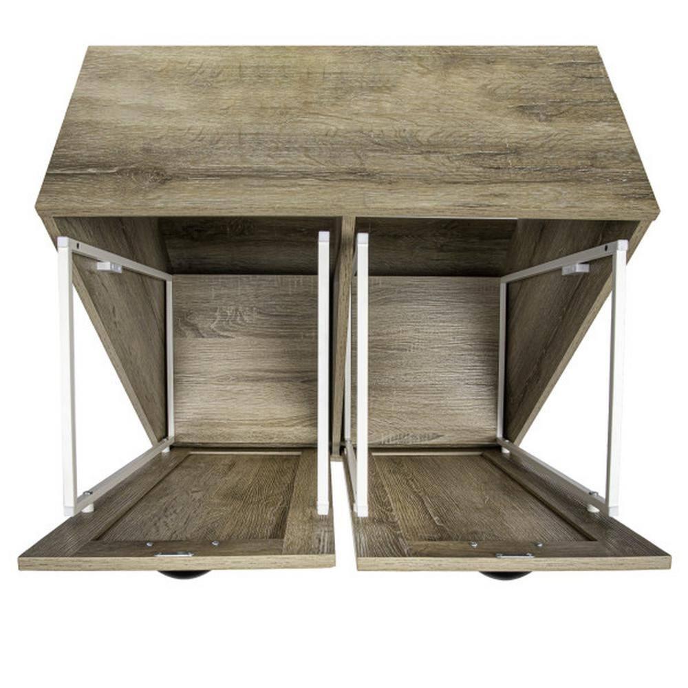 Tilt Out Laundry Sorter Cabinet