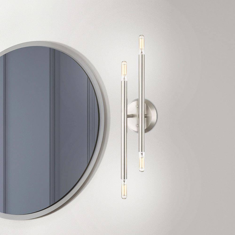 Livex Lighting Soho 4 - Light Wall Light in  Brushed Nickel